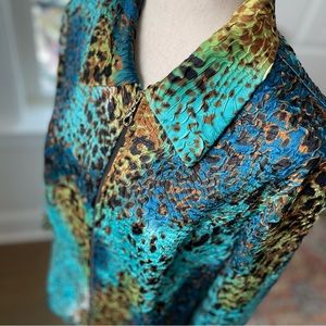 Frank Lyman Design Animal Print Lightweight Multi Coloured Jacket